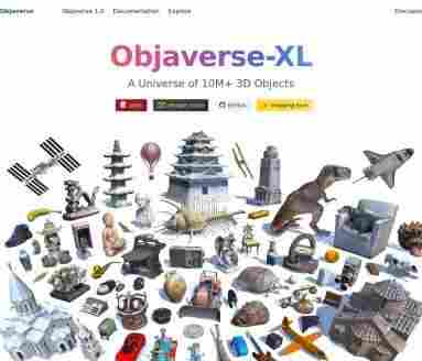 Objaverse-3D物体数据集