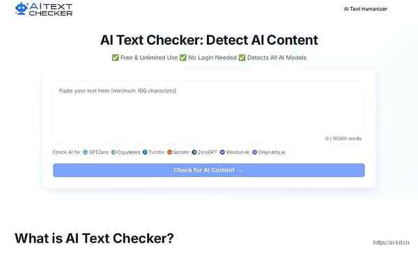 AI Text Checker