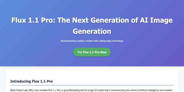 FLUX 1.1 Pro