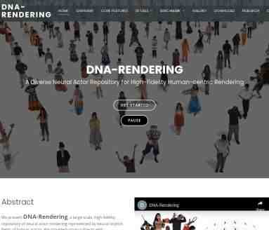 DNA-RENDERING数字人库
