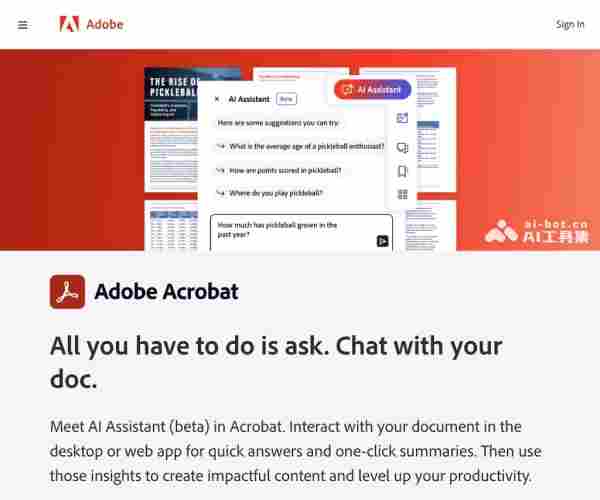 Acrobat AI Assistant