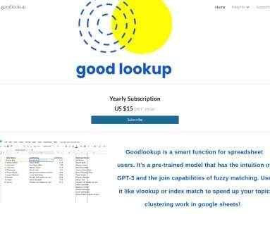 Goodlookup