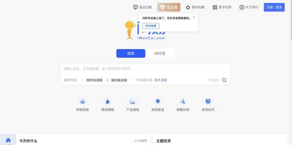 同花顺问财