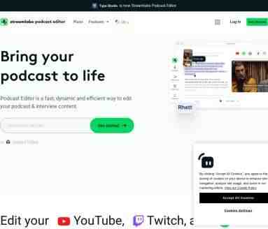 Streamlabs Podcast Editor